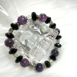 Amethyst + Black Tourmaline