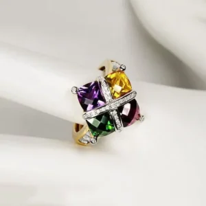 Amethyst + Emerald + Topaz